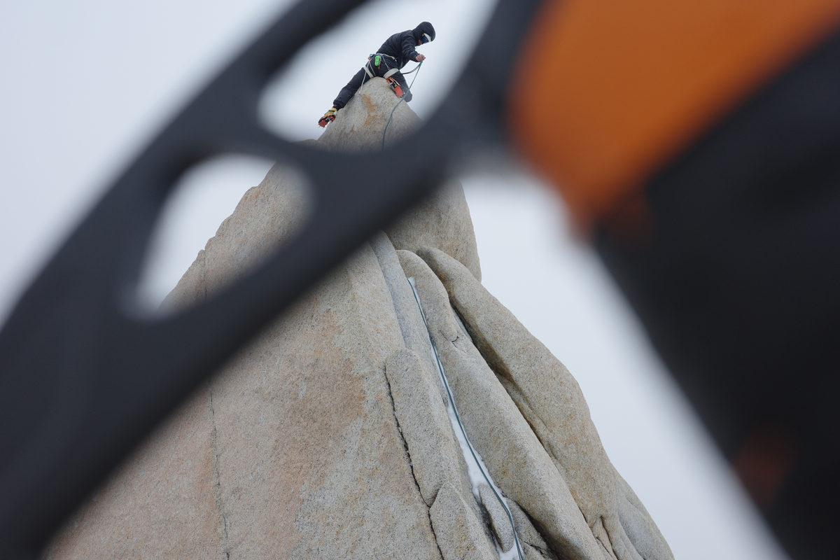 summit of Guillaumet, patagonia argentina